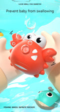 Tot Grid Magnetic LED Fishing Bath Toy Set with Fishing Rod
